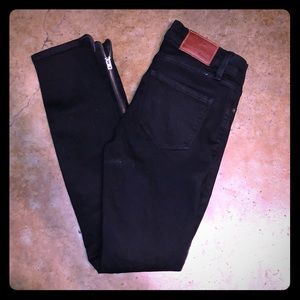 Madewell Moto ZIP Jeans